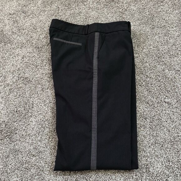 BEBE Vintage Y2K Pin Striped Tuxedo Dress Pants Slacks Women’s Size 10 *RARE* - Picture 12 of 14